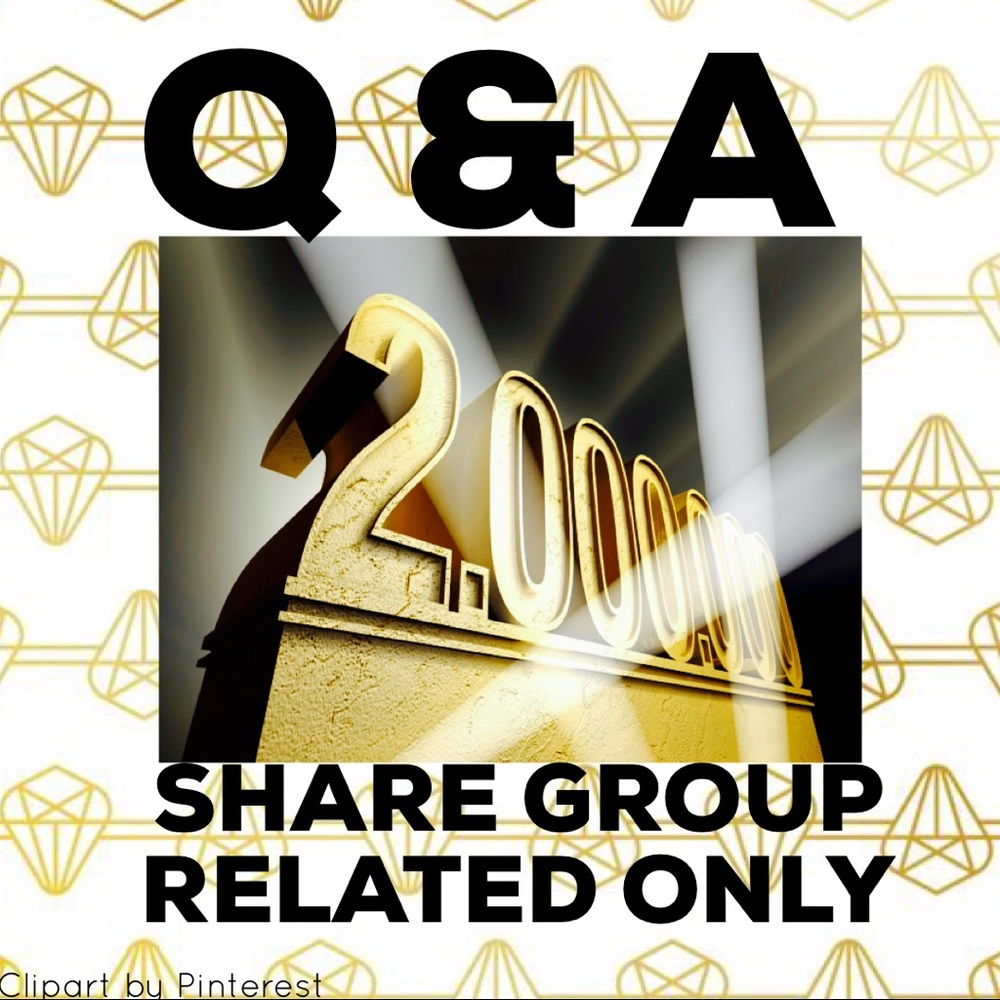 DON'T SHARE ❤️Q & A Share Group Related Only